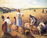Camille Pissarro Harvest Sweden oil painting reproduction